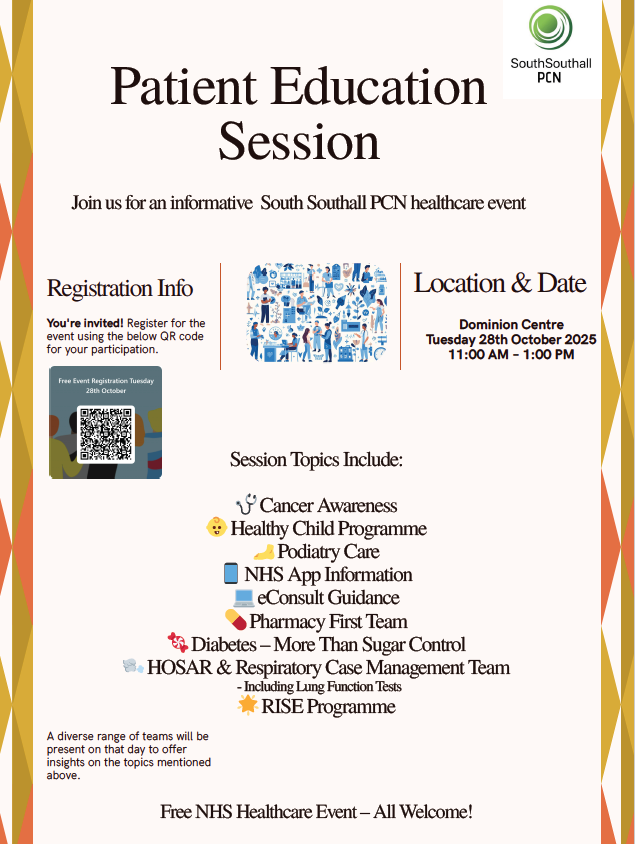 Poster for Patient Education Session